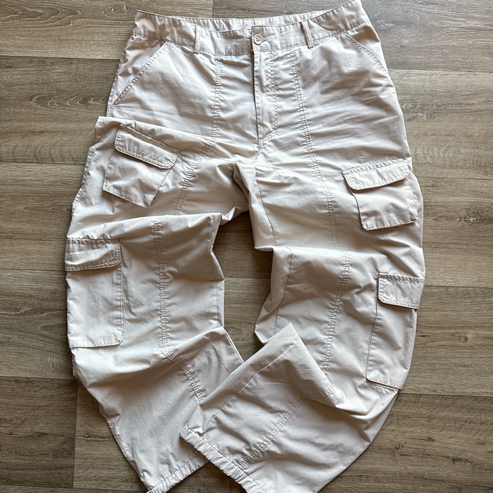 Justify Men's Light Beige Cargo Pants